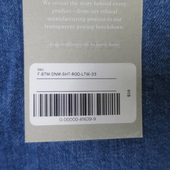 Everlane Cheeky Denim Shorts Size 33 - Picture 7 of 10